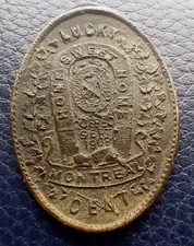 1909 Canada Large Cent - Elongated - Montreal Home Sweet Home - Lucky Cent -Rare