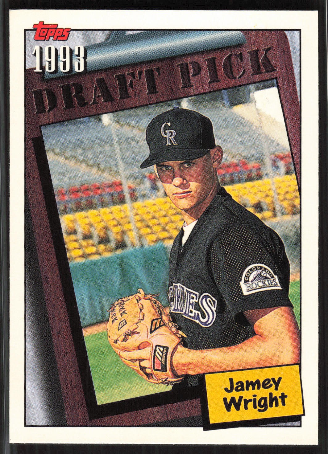 Jamey Wright, 1994 Topps, #744, Colorado Rockies, RC