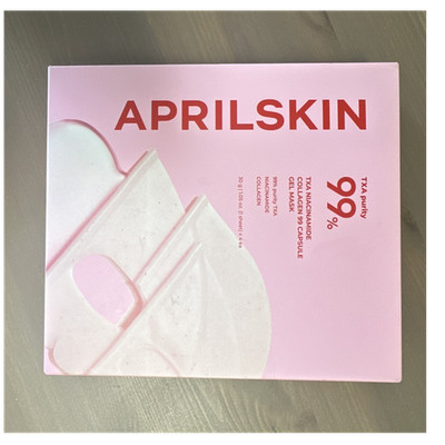 APRILSKIN TXA Niacinamide Collagen 99% Purity Gel Sheet Mask 30g 4 masks in box 