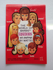 Vintage Mattel The World of Barbie Doll Fashion Booklet 1 VERY NICE