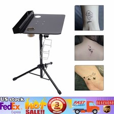Large Mobile Tattoo Work Station Stand Salon Beauty Desk Table Adjustable Height