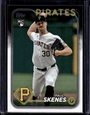 2024 Topps Update Series - Paul Skenes #US100 White uniform (RC)