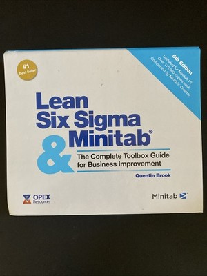 Lean Six Sigma and Minitab 6th Edition The Complete Toolbox Guide for Business