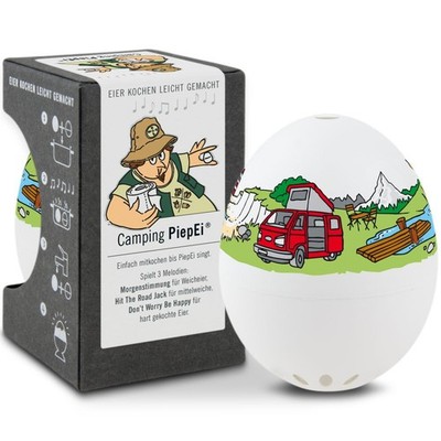 Brainstream PiepEi, CAMPING A005159, 100% Made in Germany, Eieruhr, 3 Melodien