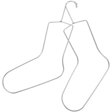 2 Pcs Mannequin Foot Sock Blockers Stainless Steel Display Stand Socks