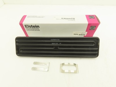 Elstein HTS/1 BK Ceramic Infrared Radiant Heater Flat 600W 230V