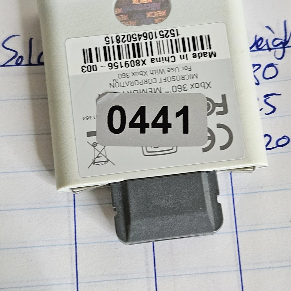 Microsoft Xbox 360 256MB White Memory Unit Card X809156-003 OEM 256 MB - Image 3 of 3