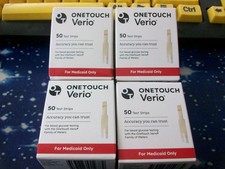 100 ONE TOUCH VERIO TEST STRIPS, 2 X 50, EXP 12-31-26, GOOD SEALED BOXES