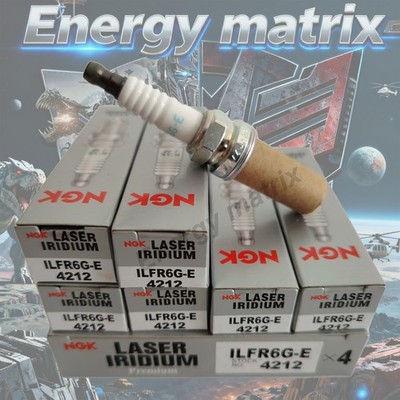 6PCS NGK 4212 ILFR6G-E Laser Iridium Spark Plugs for FGR8MQI BM0006613