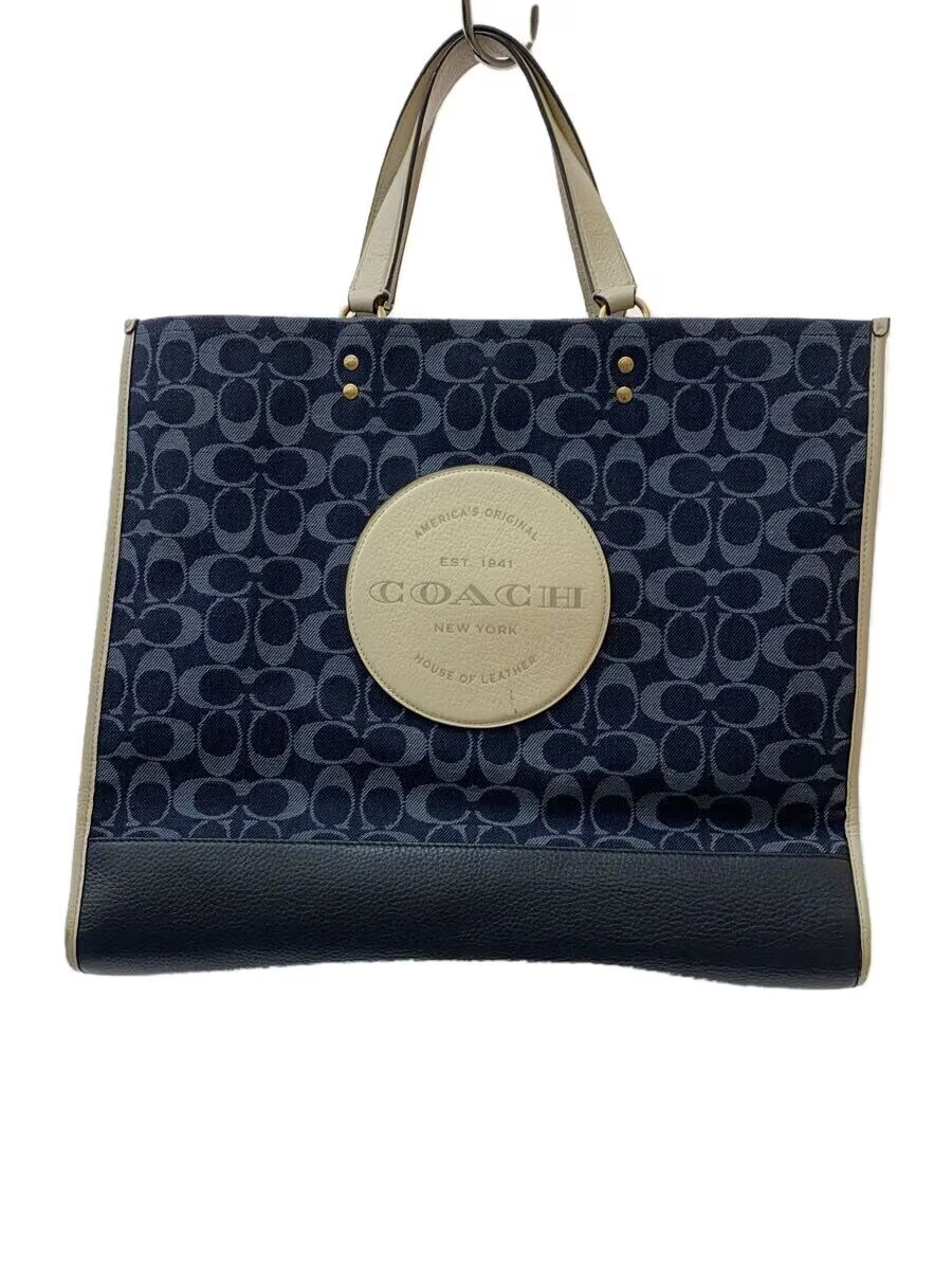 Coach Blue Signature Handbag for sale | eBay