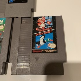 NES Game Lot &ndash; Super Mario Bros/Duck Hunt Pro-am, Golf - 3 Game Nintendo
