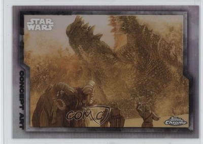 2021 Chrome Star Wars Legacy Mandalorian Concept Art Season 2 Doug Chiang 1e1b