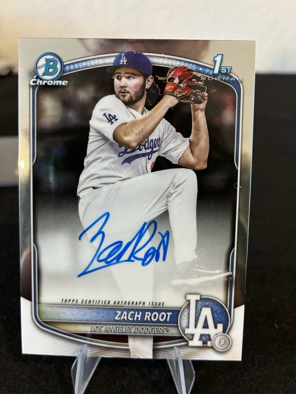 Topps Bowman Draft Chrome Prospect Autos Zach Root Auto RC 1st CPA-ZR Dodgers
