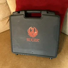 Ruger Large Hard Plastic Hand Gun Box Pre-Owned Black