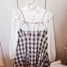 Ank Rouge Square Yoke Combination Black One-Piece Set Up