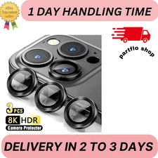 3PCS Metal Camera Lens Protector For iPhone 17 16 15 14 13 12 Pro Max Lens