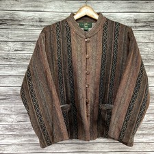 Orvis Tapestry Jacket Womens XL Multicolor Southwestern Boho 70s Vintage