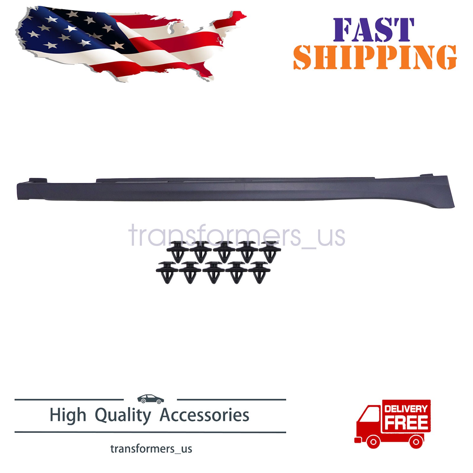 Rocker Panel Trims Passenger Side Hand 91112FL102 for Subaru Crosstrek 18-23