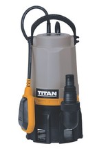 Titan Dirty Water Pump Corded TTB844PMP 750W 240V Float Switch Quickly Clearing