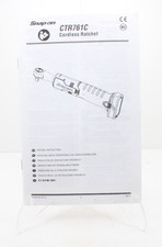 Snap-on ZCTR761CCE Manual for CTR761C Cordles...
