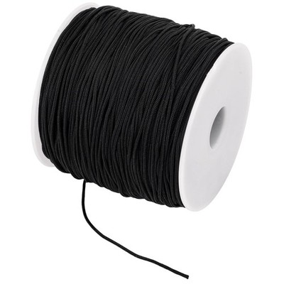 Nylonschnur Armband Nylonband DIY Schmuckherstellung Geflochtene Schwarz 120m