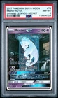 Pokemon 2017 Mewtwo GX 78/73 Alt Art Secret Rare Shining Legends PSA 8 Mewtube