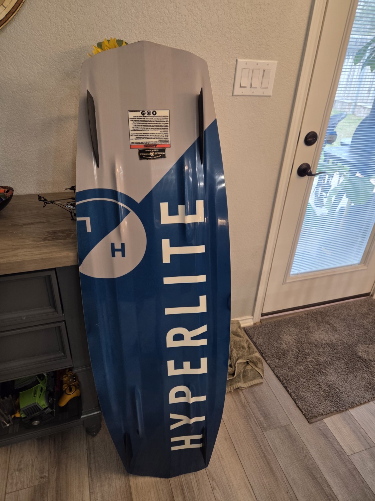 Hyperlite Destroyer Hyperlite Vapor Wakeboard & Destroyer Bindings Blue/White 143 cm