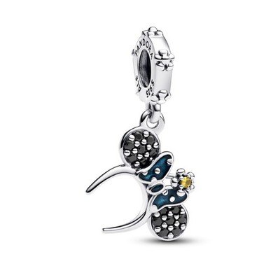 ★レア！レトロ★WDW★LAND SERIES★ファンタジーランド★ミニーピン★ Japan Tokyo Disney Resort Charm PANDORA 2025 Minnie Ears Retro