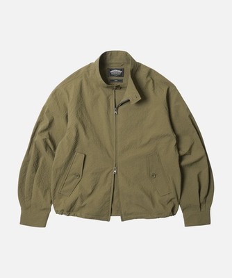 FRIZMWORKS Seersucker Harrington Jacket M-XL | Beige