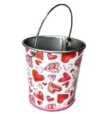Valentine Decor Party Miniature Heart Pail Bucket Ornament 18" Doll Bear Wedding