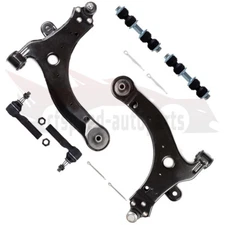 6x Front Lower Control Arm Outer Tie Rod Sway Bar For 04-08 Pontiac Grand Prixa