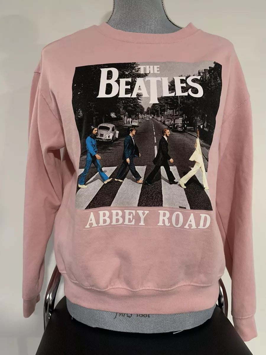 The Beatles Women s Abbey Road pink Sweatshirt size M