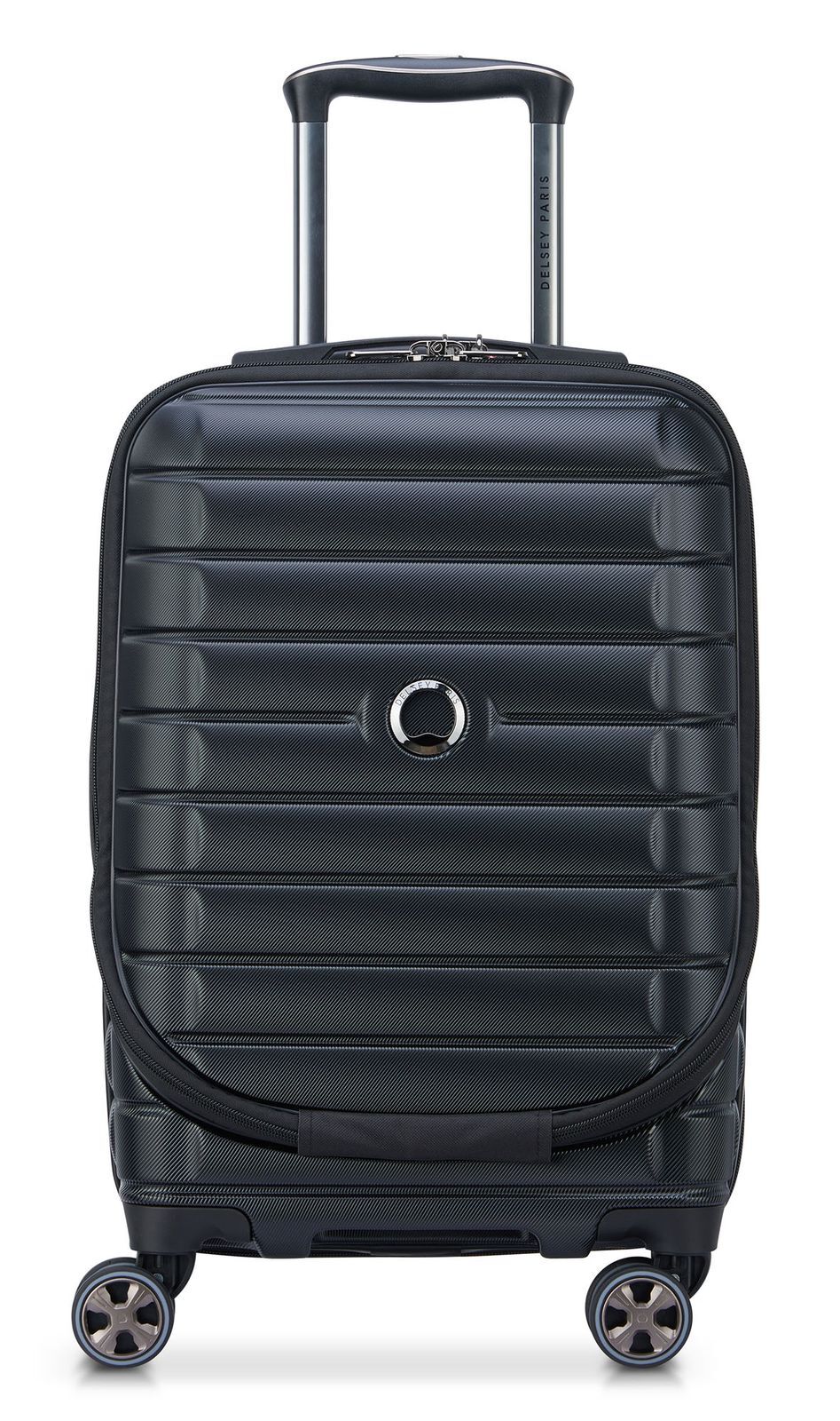 DELSEY PARIS Expandable 4DR Business Cabin Trolley 55 Black