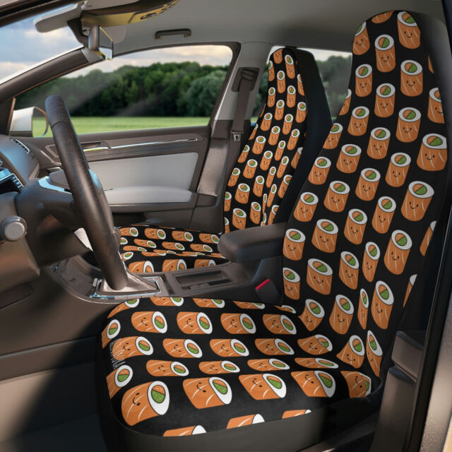 Sushi roll Polyester Car Seat Covers