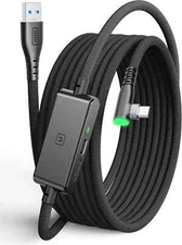 INIU Oculus Link Cable with Charging [16ft] for Meta Quest 3 Quest 2/Pro, Pico 4