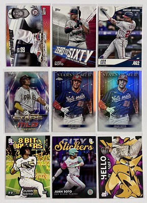 Juan Soto Lot 2022 Topps Chrome Stars of MLB 2023 Big League Roll Call 8 Bit