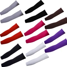 1 Pair of Summer Cooling Arm Sleeve Arm Cover Sunscreen UV Quick Dry Gloves