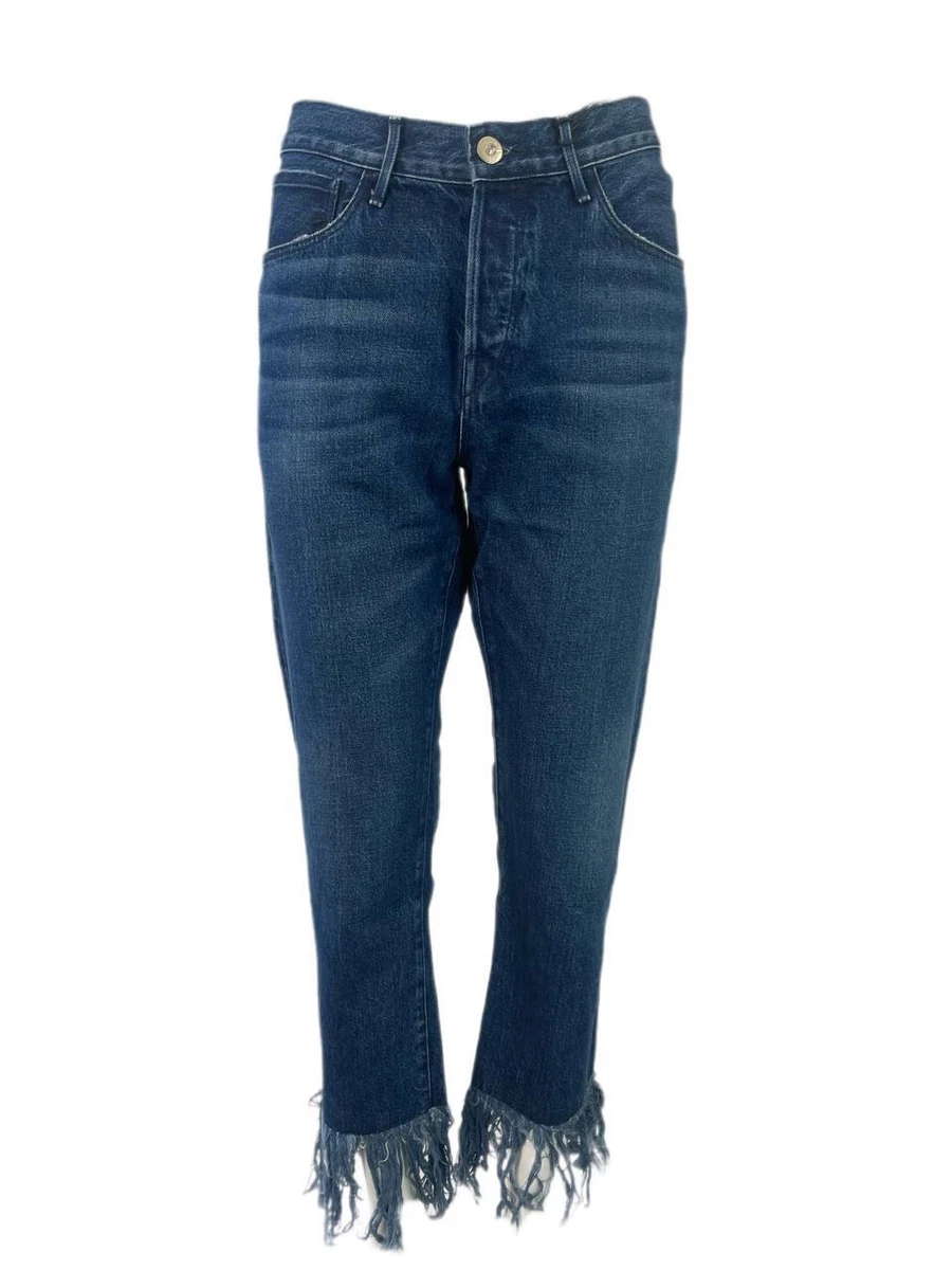 Womens fringe store jeans
