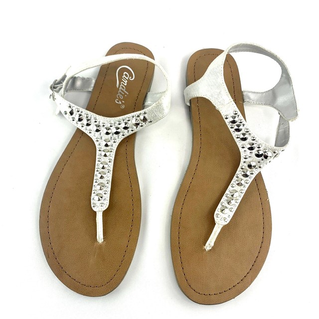 candies rhinestone sandals