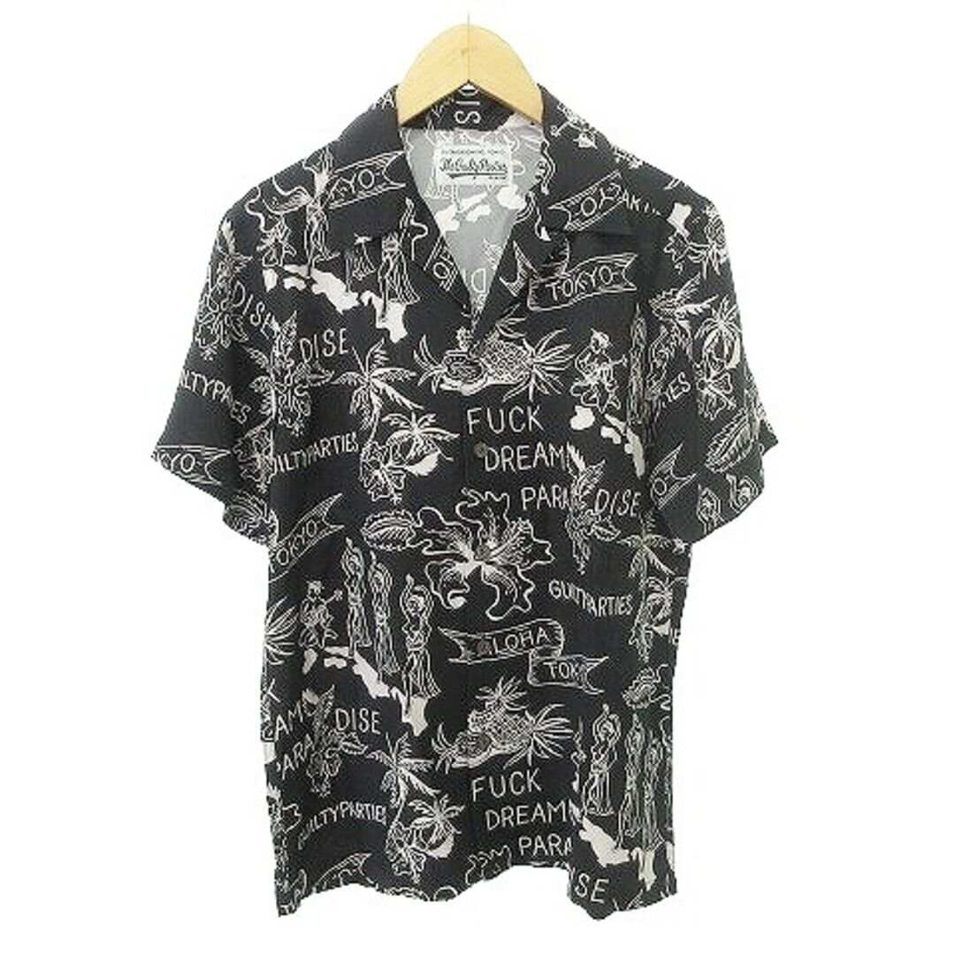 Waco Maria Wacko x Mine Denim 18ss Hawaiian Shirt Short Waco Maria Wacko x Mine Denim 18ss Hawaiian Shirt Short