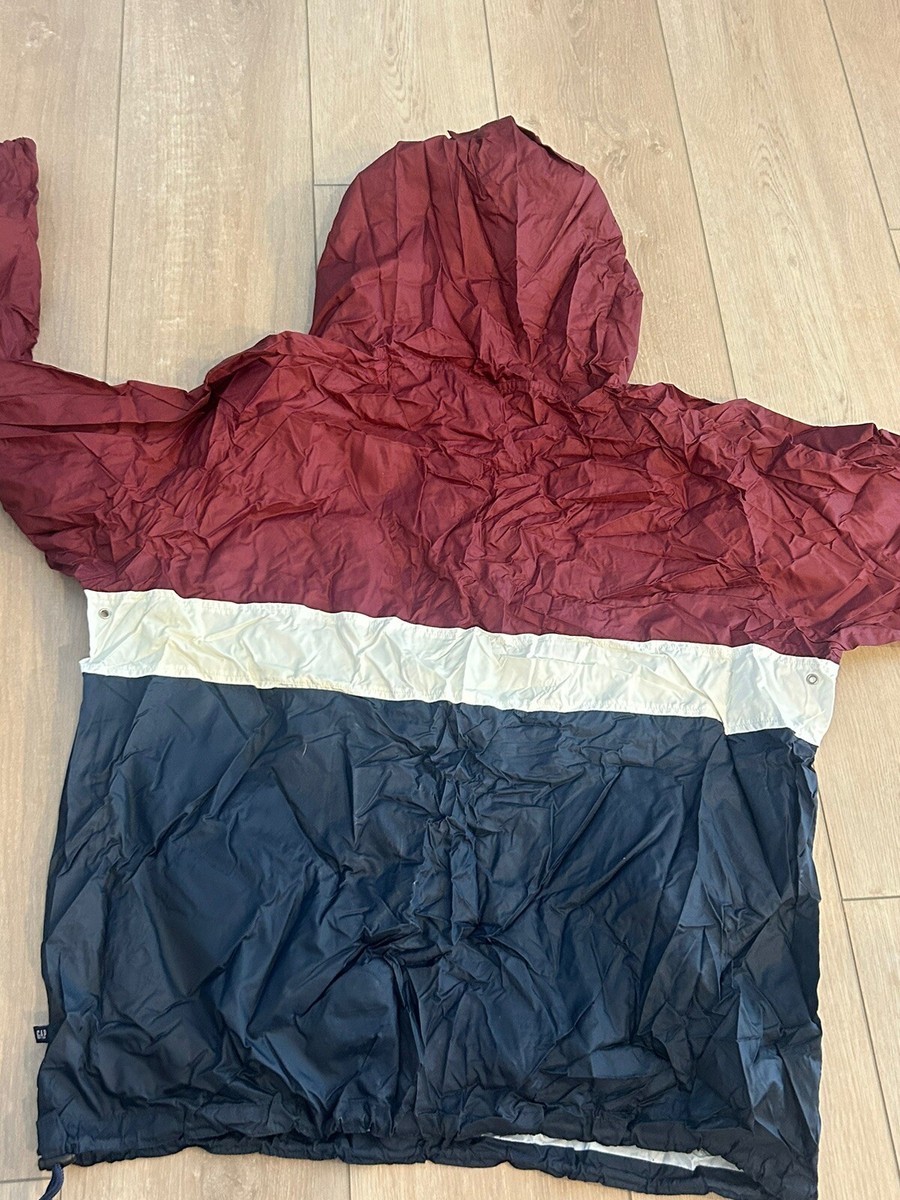 Vintage GAP Anorak Mens XL Wind Rain Jacket 90s Retro With Bag | eBay