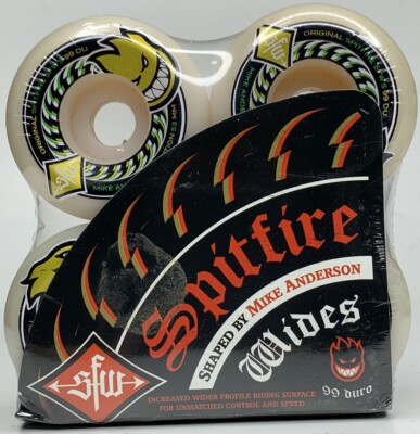 SPITFIRE SFWIDE SHAPE マイク・アンダーソンエディション Spitfire Wides SFW's Mike Anderson 99a 53MM Skateboard Wheels Set