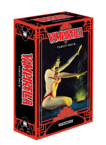 Karty tarota Vampirella Talia Frank Frazetta Maroto Sajulian Warren Nowe w idealnym pudełku - Zdjęcie 1 z 6