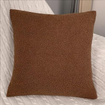Double-Sided Faux Fur Throw Pillow Covers, 18x18 18