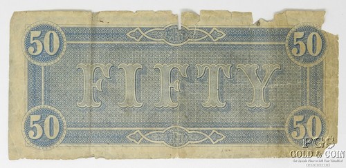 (4) 1864 $50 Confederate States of America Notes - Richmond, VA 27175 - Picture 9 of 9