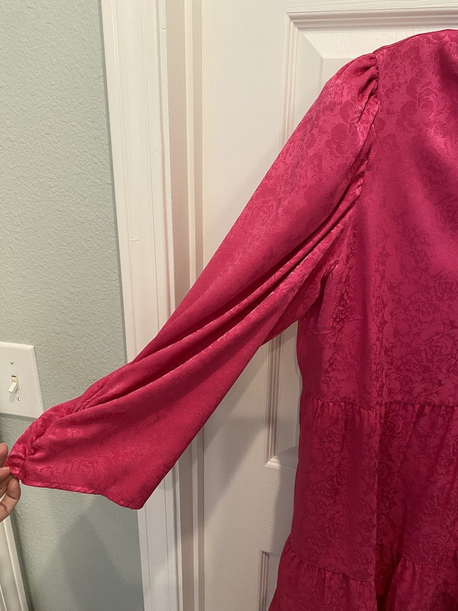 strapless open back dress CASIMIRA PINK SATIN CORSET MIDI DRESS main image 0