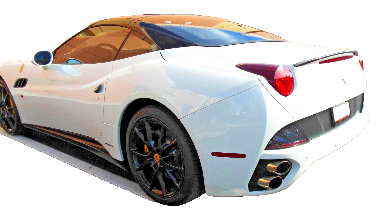 2008-13 Ferrari California Tesoro Flush Mount Trunk Lip Spoiler CF Made in USA