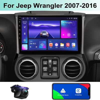 For 2007-2016 Jeep Unlimited Wrangler Stereo Radio Player GPS 10.1'' Android 12