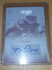 Manti Te'o 1/1 2013 Prestige Printing Plates Rookie Autograph Magenta #258