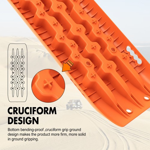 X-BULL 4WD Recovery Tracks Boards 10T Sand Truck Mud Snow 4x4 1Pair Vehicle Gen2 - Picture 7 of 10